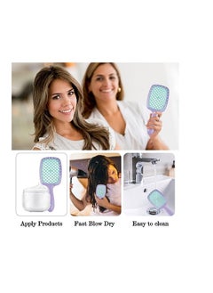 ORiTi ORiTi Hair Brush Comb For Hair Detangling Hair Brush Women Hair Styling Brush Hairbrush For Fine Hair Massage Comb Straw Hair Brush Vented Hair Brush  - Image 3