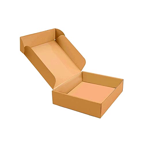 Box Brother 3 Ply Brown Corrugated Packing Box Flap Type Size: 10X7X3.5 Length 10 inch Width 7 inch Height 3.5 inch Shipping box Courier Box (Pack of 20) - Image 1