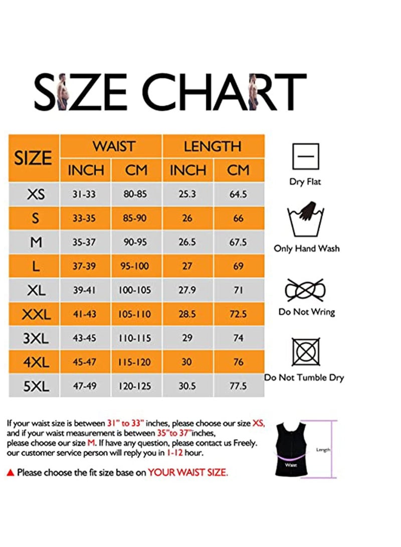SYOSI Sauna Heat Trapping Vest for Men Weight Loss Sauna Suit Sauna Shirt Workout Tank, Sweat Vest Zipper Sauna Jacket Sauna Body Shaper Short Sleeve Waist Trainer for Weight Loss  - Image 4