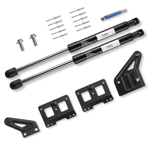TRAC Hand Free Hood/Bonnet Opening Gas Spring System Compatible with Mahindra THAR &Thar ROXX (Gas Springs + Brackets) -ULTRA Lift Dynamic Gas Spring | Car Accessory | Easy Installation - Image 2