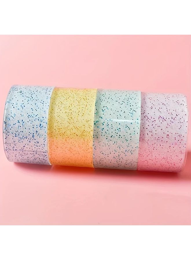 Mix Color 4 Rolls Nano Double Sided Tape Strong Adhesive For Home Office Classroom Decor - Image 4