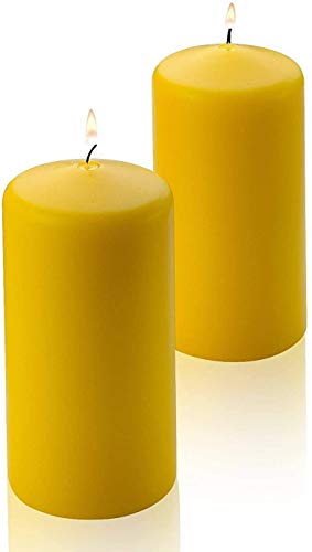 PARNOO Citronella Pillar Candle - Set of 2 Citronella Candles - 6 inch Tall, 3 inch Thick - for Indoor/Outdoor Use - Image 4