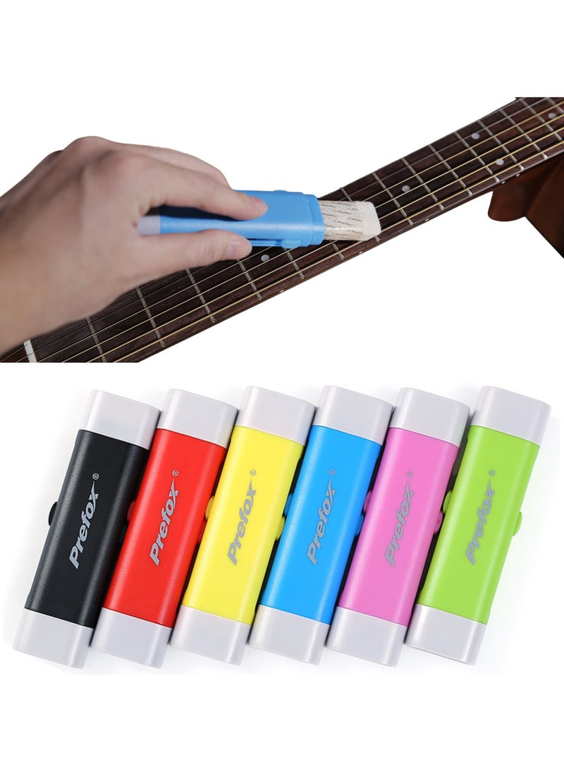 PREFOX 2-in-1 Guitar String Cleaning and Conditioning Pen. Rust Removal and Care, Black - Image 1