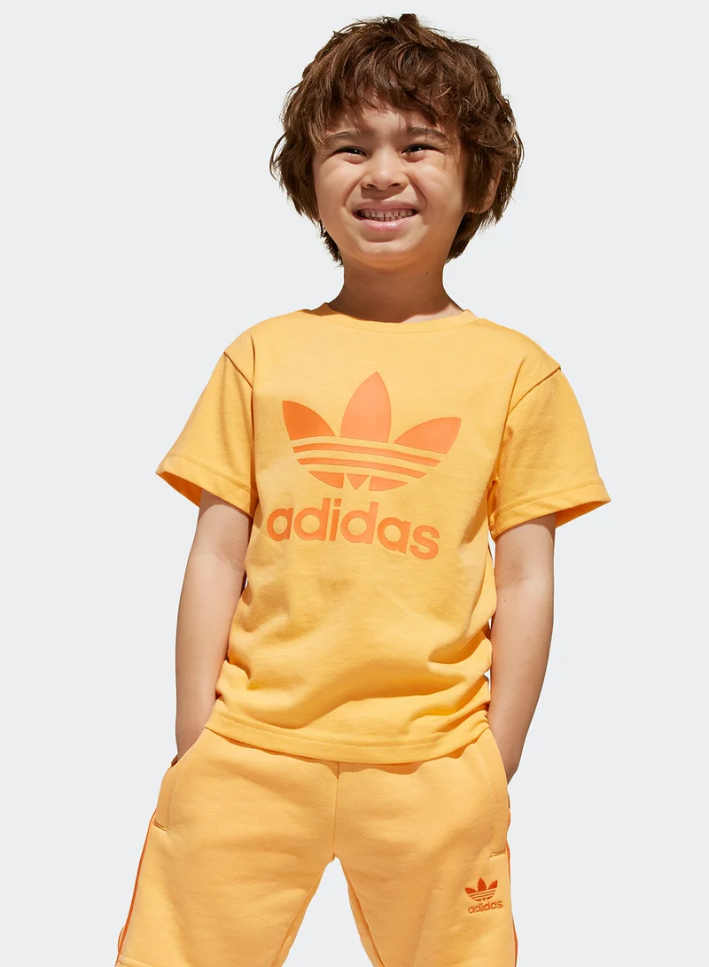 adidas Originals Kids Adicolor Shorts And T-Shirt Set