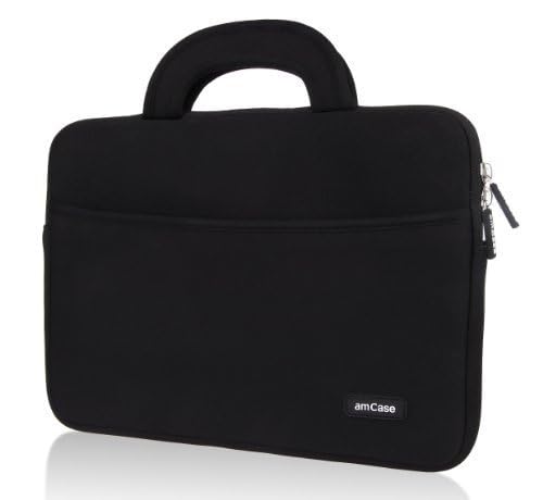AM Case amCase Chromebook Case-14 inch Travel/Carry Sleeve with Handle-Black… - Image 2