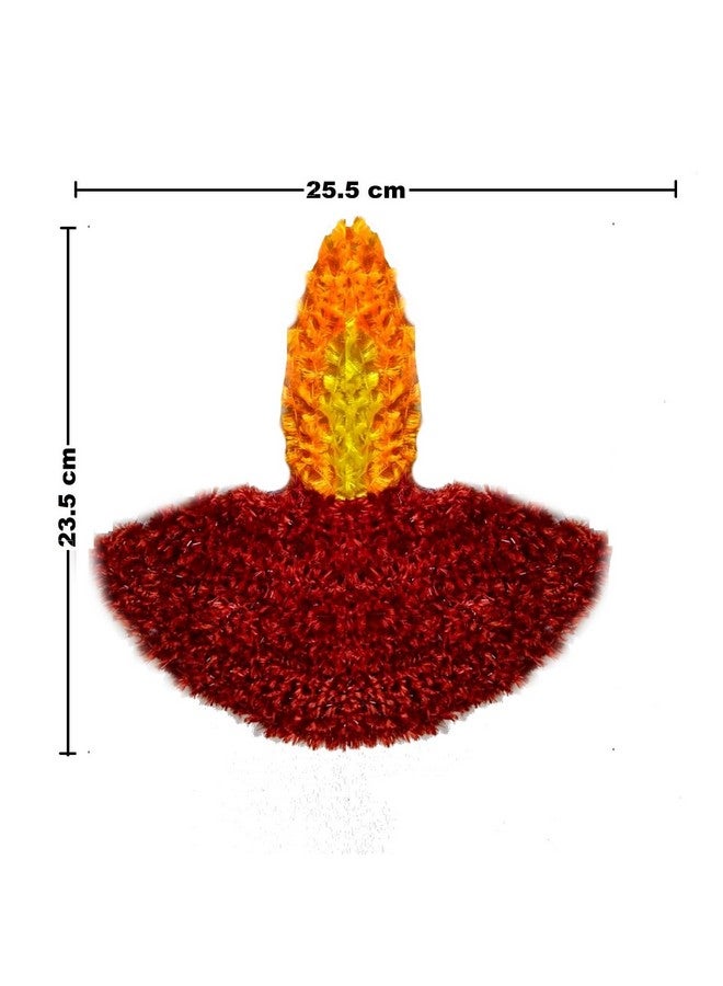 The brown box حصيرة رانغولي صندوق بني (تصميم ديا)، مجموعة من 4، قوالب رانغولي، ملصقات رانغولي، عناصر تزيين ديوالي، رانغولي بونغال، ديكور غانباتي - Image 2