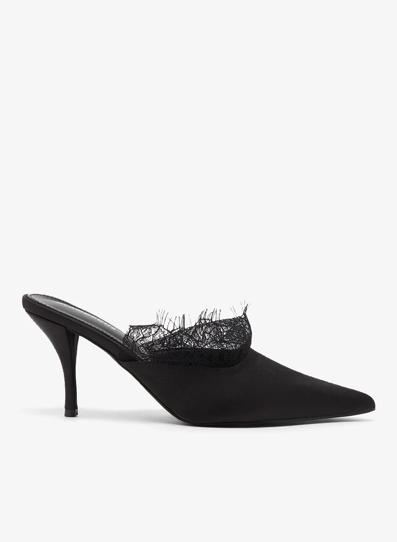 Casual Mule Heeled Sandals
