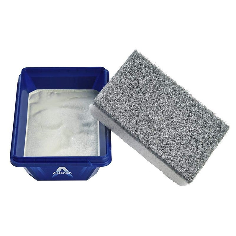 Astonish Stainless Steel Cleaner with Sponge - 250g - Image 2