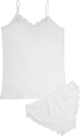 KOTA 6303 Women's Printed Bikini Undershirt Panties Set