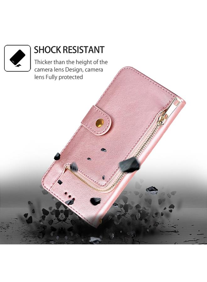 S-TOP Case For Motorola Moto G34 5G Zipper Bag Leather Phone Case - Image 3