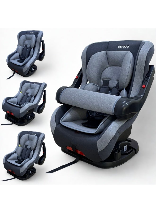 ضحكة  كرسي سيارة مع مسند أمان للأطفال و الظهر قابل للأماله بدرجات مختلفه J180