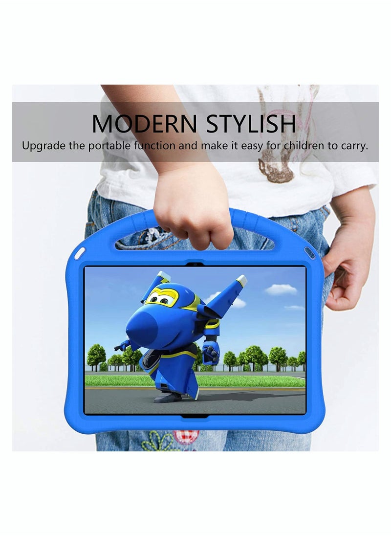 Tablet Case for Lenovo Tab M10 HD TB X505F X605F Kids Durable Lightweight EVA Shockproof Protective Handle Stand Cover 10.1" All Inclusive Anti Drop Bracket Blue