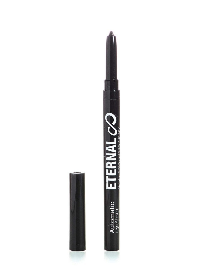 ETERNAL Cosmetics Waterproof Eyeliner 4 Collection: Professional Eyeliner Marker Pencil With Vitamin E Liquid Eyeliner No Sharpener Twist Up Pencil Long Lasting For A Natural Effect (Black) - Image 4