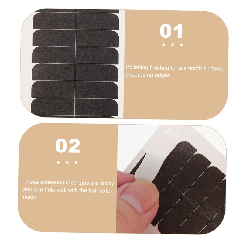 10sheets Hair Extension Adhesive Strips Front-head Wig Tape Sticker for Wig Tape - Image 3