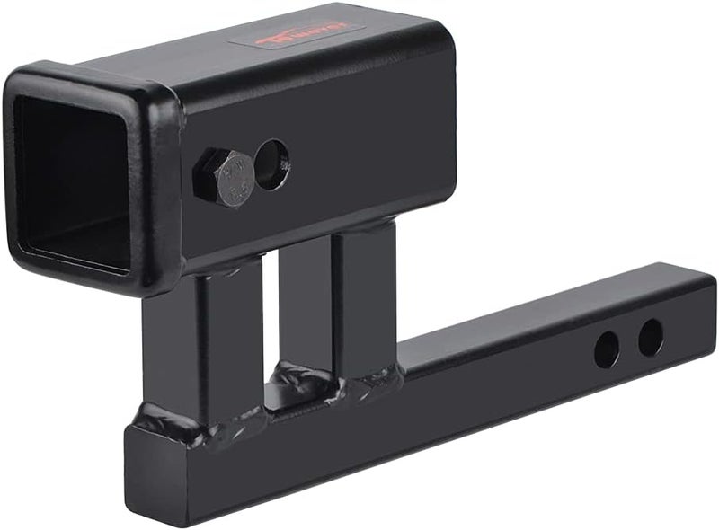 Towever 84125 Hitch Adapter with 4.25" Rise and 7.5" & 8.5" Length for Class I and Class II Receivers - Image 1