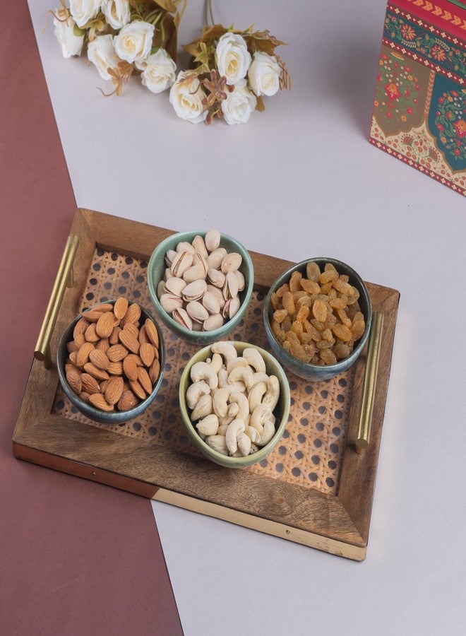 Jaiccha Wooden 4 Dryfruits Box|Dry Fruit Combo Pack Offer|Dry Fruit Gift Pack|Dry Fruit Box|Diwali Dry Fruit Gift Box| - Image 4