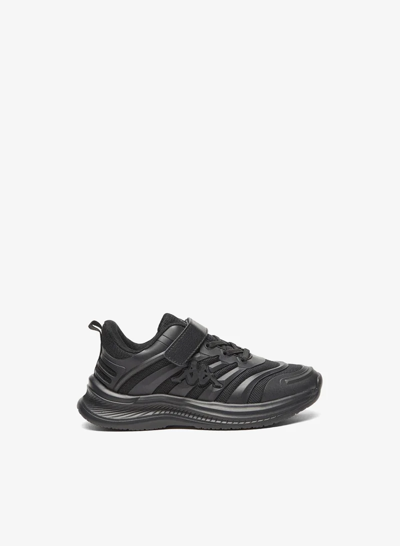 Kappa Boys Textured Sports Shoes With Hook And Loop Closure