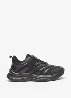 Kappa Boys Textured Sports Shoes With Hook And Loop Closure  - Image 1