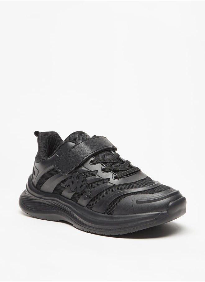 Kappa - Boys Textured Sports Shoes With Hook And Loop Closure - Image 1