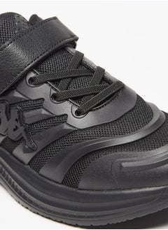Kappa Boys Textured Sports Shoes With Hook And Loop Closure  - Image 5