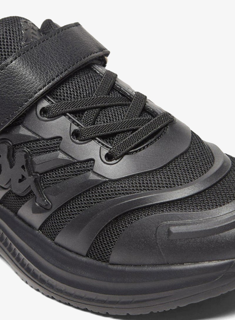Kappa Boys Textured Sports Shoes With Hook And Loop Closure - Image 5