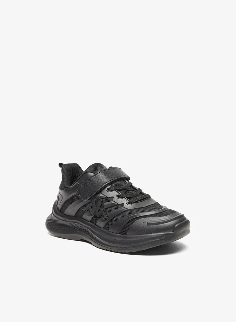 Kappa Boys Textured Sports Shoes With Hook And Loop Closure