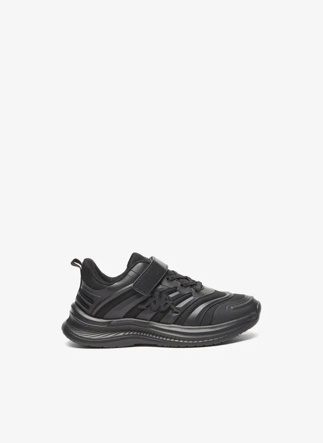 Kappa Boys Textured Sports Shoes With Hook And Loop Closure
