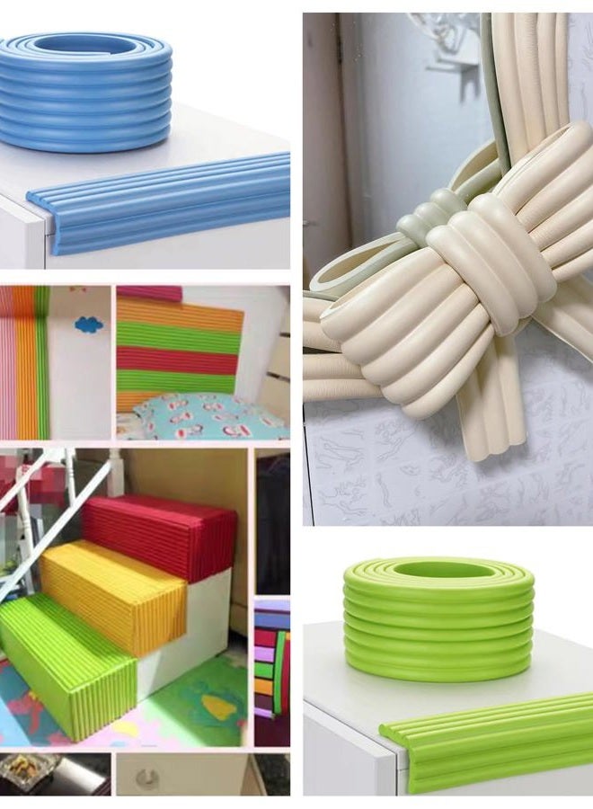 M2cbridge Multifunctional Edge and Corner Guard Coverage Baby Safety Bumper DIY 6.5 Ft (Blue) - Image 2