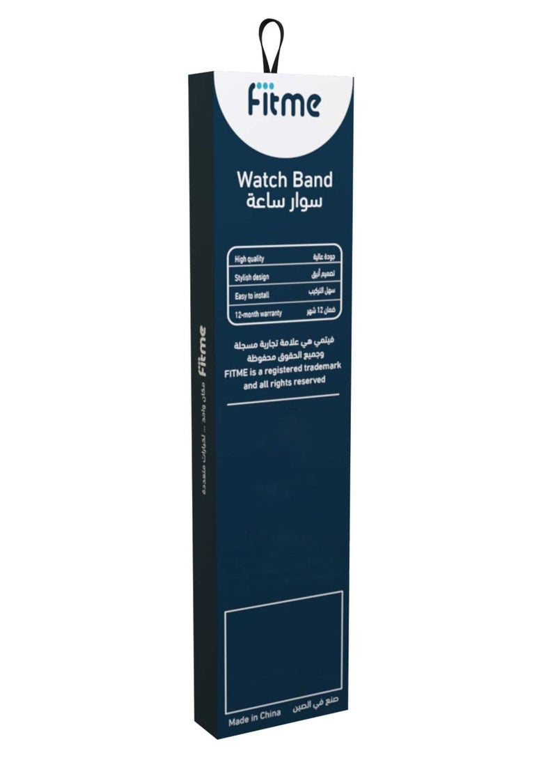 فيت مي سوار ستانلس ستيل بقفل مغناطيسي لساعة هواوي باند 7 - Image 5