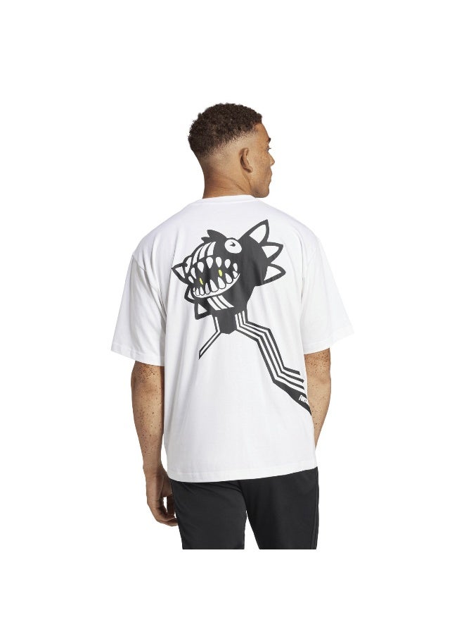 Adidas Fortnite Fi T White Training T-Shirts For Men Xs - Image 3
