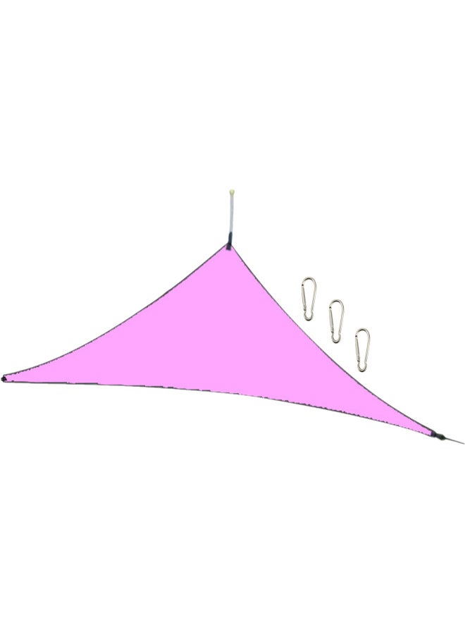 13ft Rain Fly UV Sun Shade Sail Canopy Waterproof Heavy Duty Triangle 210T Polyester Awning Sand Sunshade for Outdoor Patio Garden Backyard Activities - Image 1