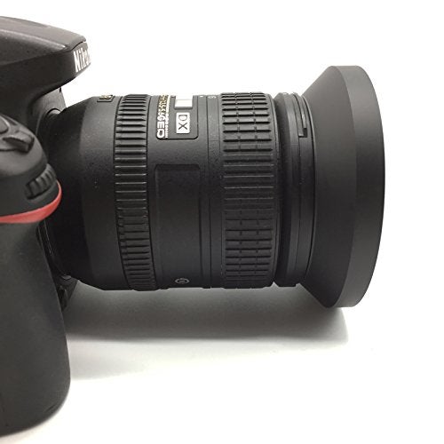 SIOTI 58mm Lens Hood, Matte Treatment Inside, Aluminum Material, Compatible with All Camera Lens S/C/N/F/O/P etc.(58mm) - Image 4