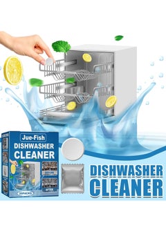 JUE-FISH Washing Machine And Dishwasher Cleaning Tablets, 20 Pack Deep Cleaning Descaler Pods for Dish Washer Machine, Heavy Duty, Septic Safe, Natural Limescale Remover, Calcium, Odor, Smell  - Image 2