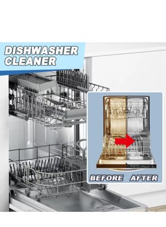 JUE-FISH Washing Machine And Dishwasher Cleaning Tablets, 20 Pack Deep Cleaning Descaler Pods for Dish Washer Machine, Heavy Duty, Septic Safe, Natural Limescale Remover, Calcium, Odor, Smell  - Image 5