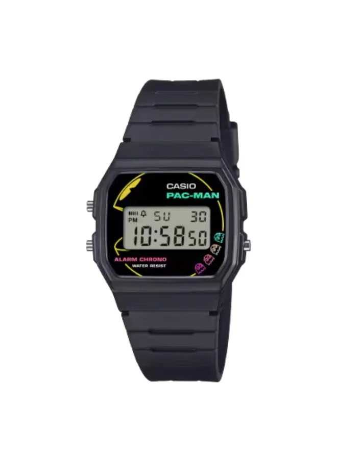 كاسيو Men's Resin Digital Watch F-91WPC-1ADR - 35.2 mm