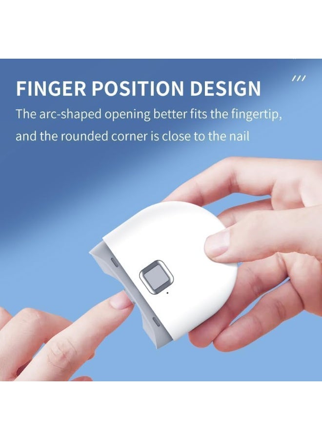 دي إل سي  مقص ومبرد أظافر كهربائي 2*1 مع ضوء LED - تشذيب دقيق وآمن بلمسة واحدة لمظهر أظافر أنيق - Image 2