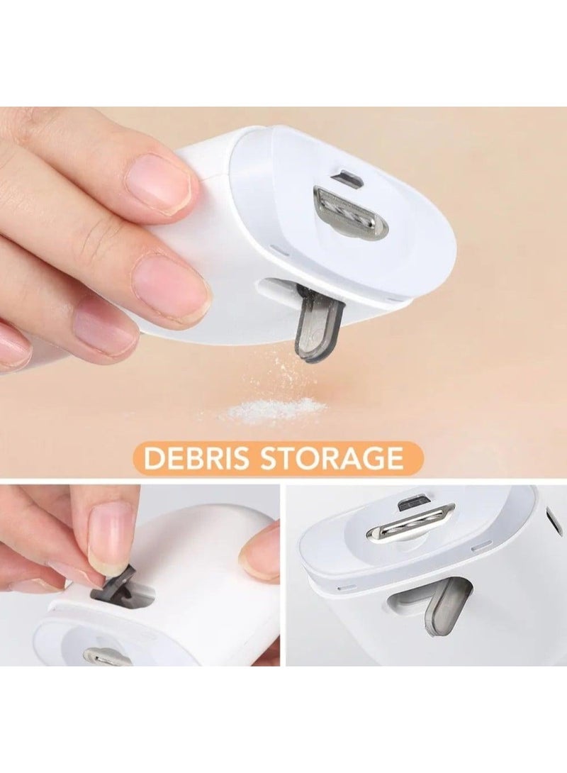 دي إل سي  مقص ومبرد أظافر كهربائي 2*1 مع ضوء LED - تشذيب دقيق وآمن بلمسة واحدة لمظهر أظافر أنيق - Image 4