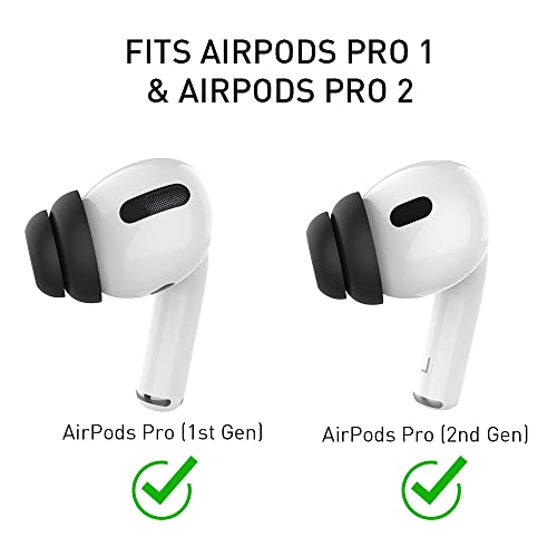 Delidigi for 6 Pairs AirPods Pro 2nd/1st Generation Replacement Ear Tips,Noise Reduction Silicone Earbuds Earplug Accessories Built-in Dust Guard Screen&Fit in The Charging Case S/M/L Size - Image 3