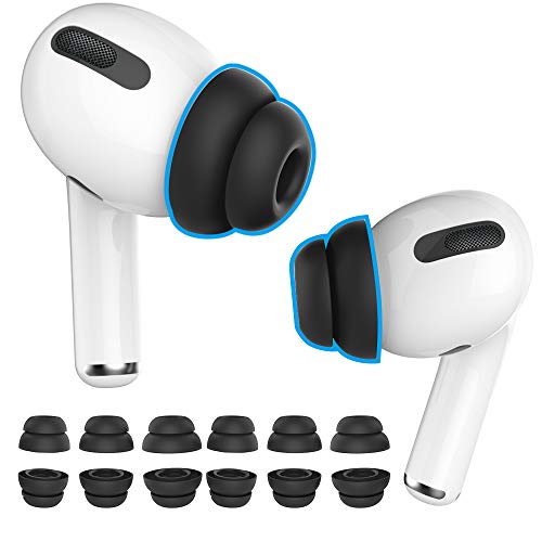 Delidigi for 6 Pairs AirPods Pro 2nd/1st Generation Replacement Ear Tips,Noise Reduction Silicone Earbuds Earplug Accessories Built-in Dust Guard Screen&Fit in The Charging Case S/M/L Size - Image 1