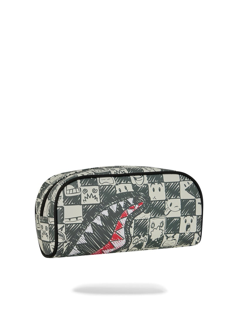 SPRAYGROUND EMOTE CHECK PENCIL POUCH - Image 2