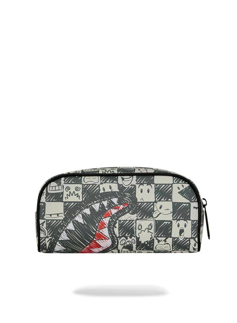 SPRAYGROUND EMOTE CHECK PENCIL POUCH - Image 1