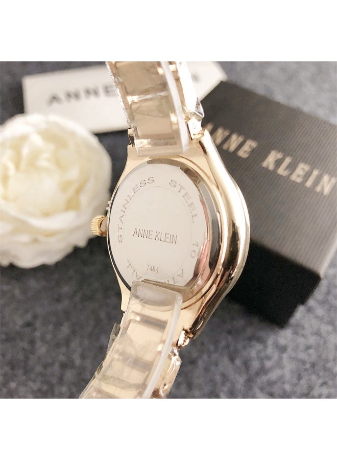 ANNE KLEIN ساعة أن كليين النسائية الأنيقة بحزام من الفولاذ المقاوم للصدأ - Image 2