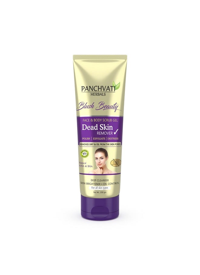 Panchvati Herbals Dead Skin Remover Powerful Skin Exfoliator With Glowing Results That Removes Dead Skin Oil & Dirt Without Stripping The Skin Of Its Natural Moisture 200 Ml  - Image 3