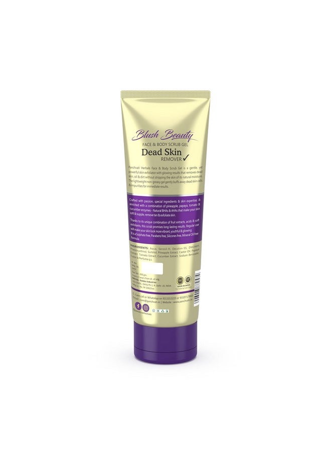Panchvati Herbals Dead Skin Remover Powerful Skin Exfoliator With Glowing Results That Removes Dead Skin Oil & Dirt Without Stripping The Skin Of Its Natural Moisture 200 Ml  - Image 5
