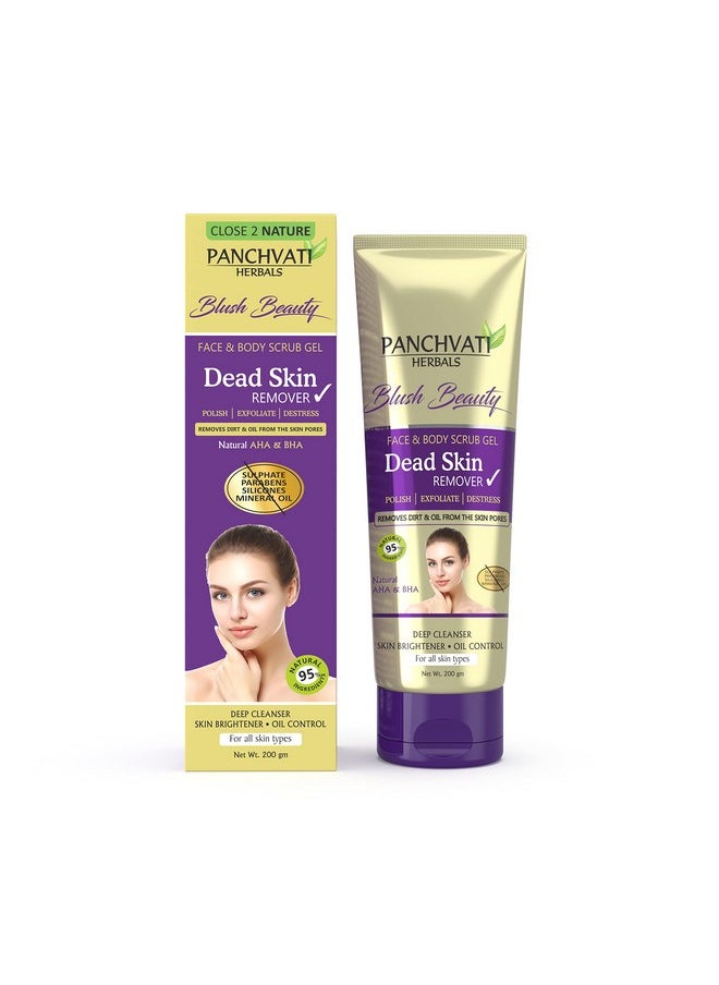 Panchvati Herbals Dead Skin Remover Powerful Skin Exfoliator With Glowing Results That Removes Dead Skin Oil & Dirt Without Stripping The Skin Of Its Natural Moisture 200 Ml  - Image 2