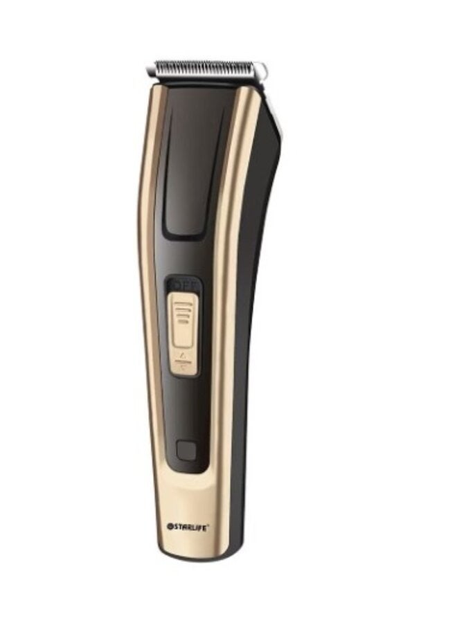 STARLIFE Unisex Rechargeable Hair Trimmer Beard Trimmer Shaver and Electric Razor Body Grooming Kit Golden - Image 1