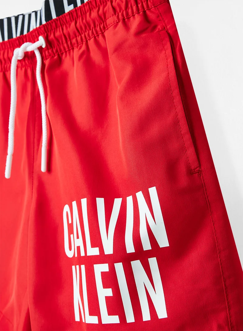 Calvin Klein Jeans Boys Logo Swim Shorts