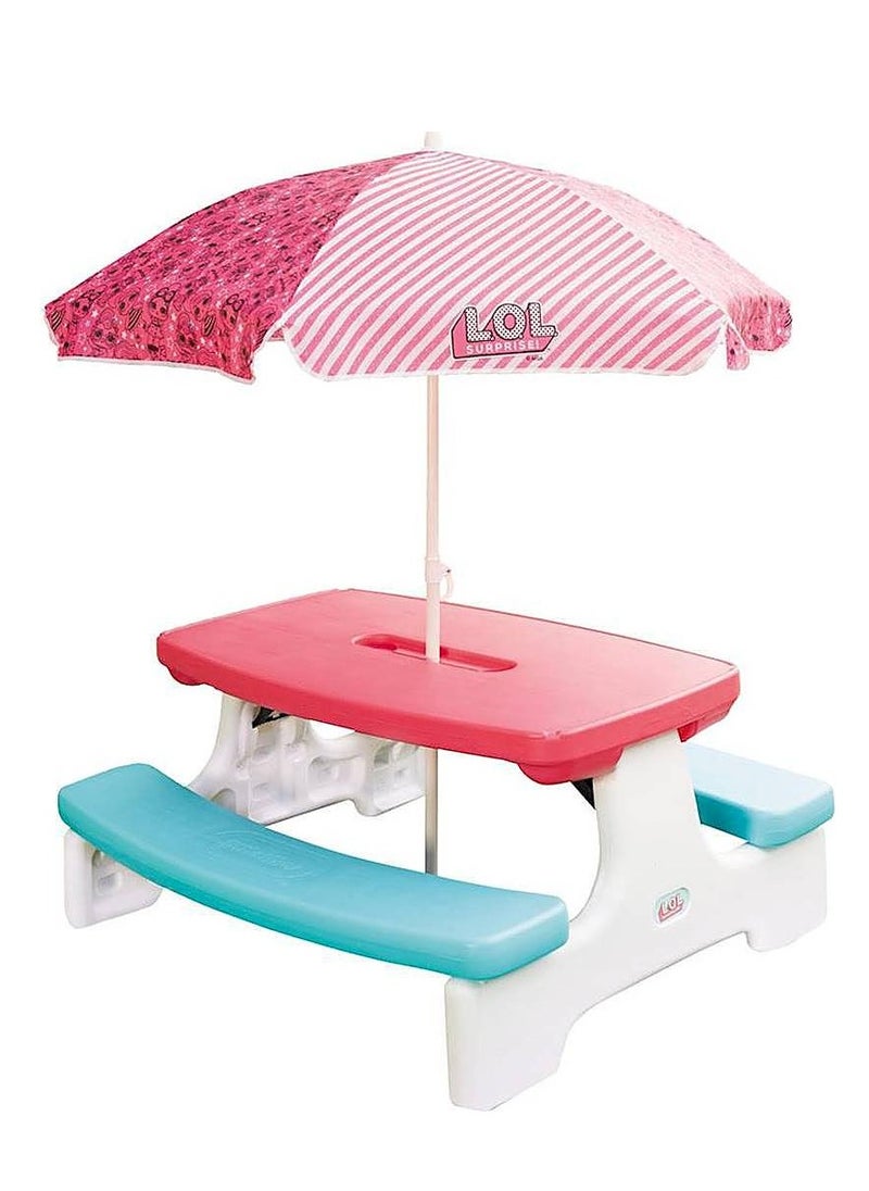 little tikes Little Tikes L.O.L. Surprise Birthday Party Table with Umbrella 