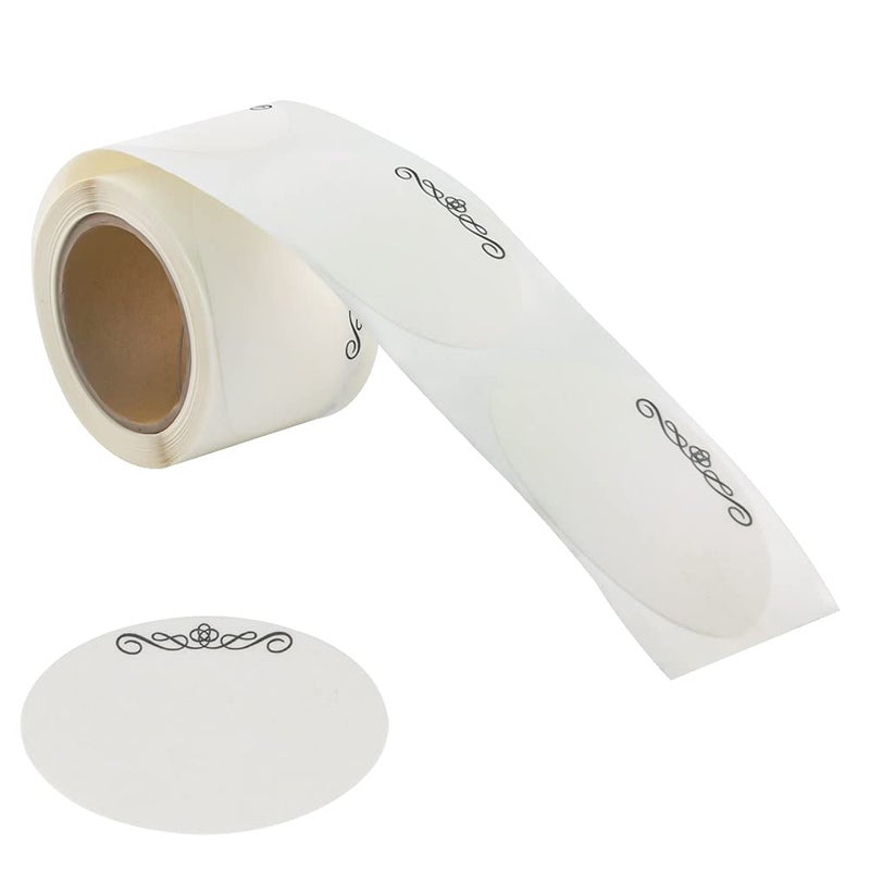 L LIKED 120 Stickers Dissolvable Food Labels for Containers 1 1/2" x 2 1/2" Canning Labels for Jars (Roll of 120) (1 Rolls) - Image 3