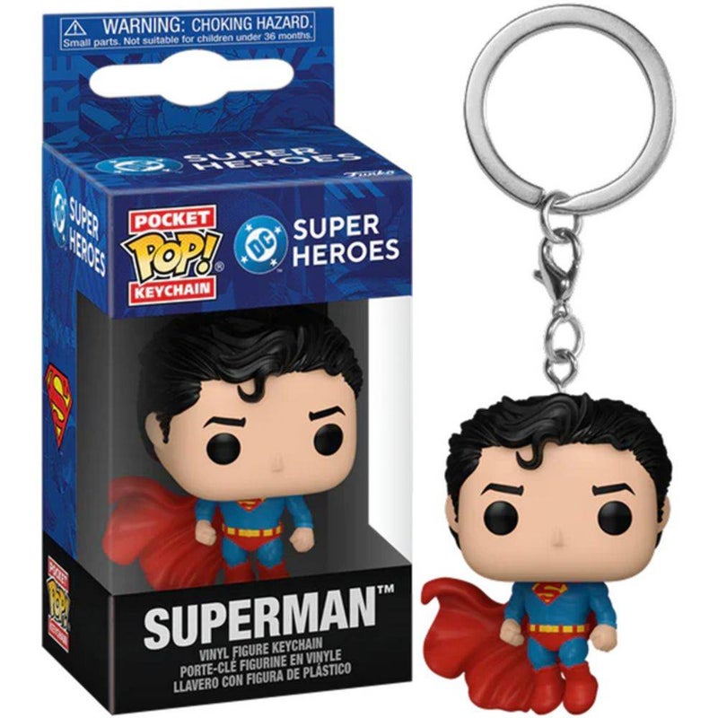 Funko Pocket POP! DC Comics Super Heroes Superman (DC New Classics) Vinyl Keychain (10.2 cm) - Image 2